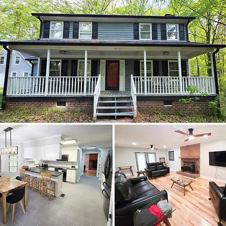 The House At Pine Forest Hideaway - Near Jordan Lake & 12 Minutes To Unc
